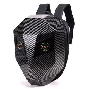 SunPower LED Backpack Black Hard Shell Bag