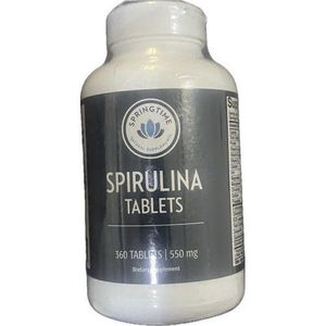 Springtime Spirulina 360 Tablets Endocrine, Immune, And Nervous System Function*