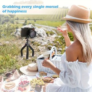 Flexible Octopus Phone and Camera Holder for Streaming