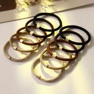 Aok Elastic Rubber Hair Ties Band Rope Heart Bowknot Ring