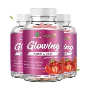 Daynee Glowing Gummies Keratin & Biotin Lightening Skin