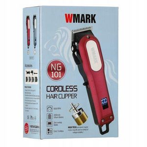 WMARK  NG-101 Cord/Cordless Hair Clipper Digital Display 6500 RPM Motor