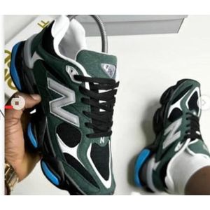 Genetic Green and Black Unisex Chunky Sneakers – Fashion Thick Sole Trainers, Breathable Street Style Running Shoes