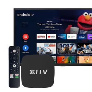 Android 14.0 8K HD TV Box, 4G RAM 64G ROM, Dual-Band WiFi Smart Media Player-black