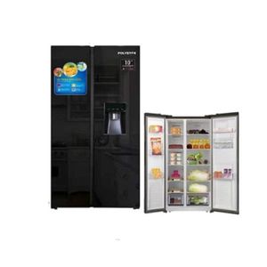 Polystar 500L Side By Side Inverter Refrigerator With Water Dispenser