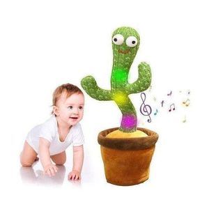 Dancing Talking Cactus Doll Toy Speak Record Repeat Sound
