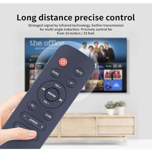 Hisense Replacement Soundbar Remote Control Compatible with 5.1CH Sound Bar HS312 HS512 5.1.2CH 5.1.2 Channel Speaker System