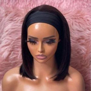 Bob Headband Hair Wig