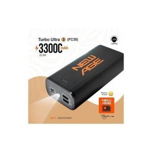 New Age 33000mAh POWER BANK FAST CHARGE TYPE C INPUT & OUTPUT