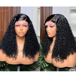 Fashion Cabinet Glueless water curl hair wig with 4 by 4 closure natural color 16 inches