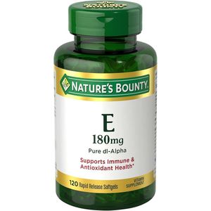 Nature'S Bounty Vitamin E Pills and Supplement Softgels, Supports Antioxidant Health, 400iu, 120 Count