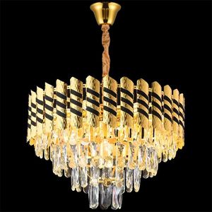 Crystal lamp, Chandelier, Living room lamp, Dining room lamp, Bedroom lamp, Gold