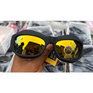 Stylish UV Protection Sunglasses for Men & Women – Trendy, Lightweight & Affordable Eyewear for Every Look ( yellow mirror lense)