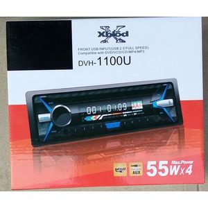 1100U 1-DIN 12V Car Radio Audio Stereo MP3 Players CD Player