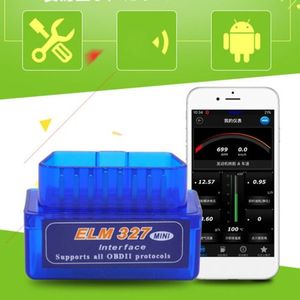 New OBD V2.1 Mini ELM327 OBD2 Bluetooth Auto Scanner - Blue