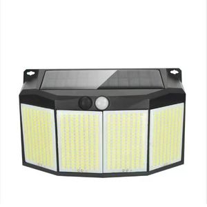 Solar One New Super Bright Solar Wall and Garden Lamp 576 Leds Outdoor ABS Solar LED Wall Light With Motion Sensor