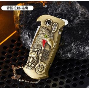 Eagle Bronze Embossed Metal Strip Bottle Opener 