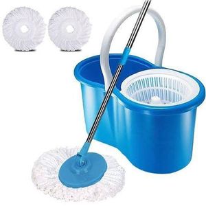 Self Spin 360 Degree Magic Mop With Bucket 2 Head
