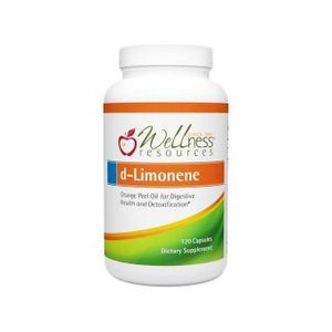 Wellness Resources High Potency D-Limonene Capsules 1000mg, 120 Capsules