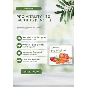 Natural Pro Vitality - 30 Sachets Whole-Food Nutrition Supplement