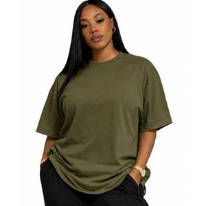 T-Shirt for Men & Women – Olive Green Streetwear Tee, Loose Fit Casual Cotton Top