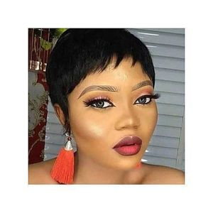 Short Pixie Cut Hair Wig
