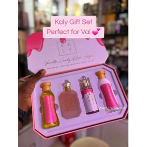 Kalya Kaly Vanilla Candy Rose Sugar Gift Set