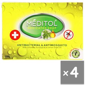 Meditol Anti Mosquito Soap 150g (pack of 4)
