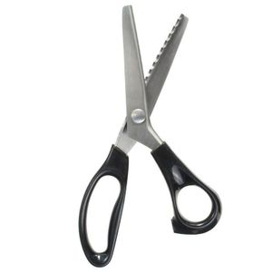 1pc Black Fabric Scissors, Zig Zag Sewing Scissors, Pinking Shears For  Tailoring Fabric