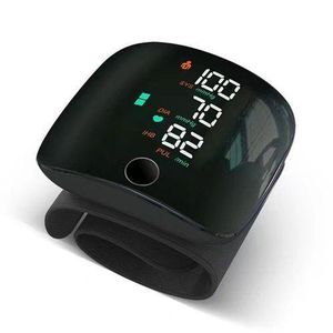 Rechargeable Digital Wrist Blood Pressure Monitor Sphygmomanometer Tonometer Tensiometer Heart Rate Meter BP Monitor