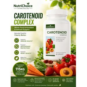 Nutrichoice Carotenoid Complex - 30 Capsules Whole Food Antioxidant & Immune Support