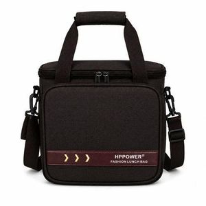 Hp Power Black HpPower Insulated Fashion Back to School Lunch Bag Lunch Box for Adults & Kids