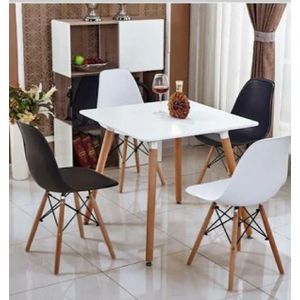 Beechwood Restaurant Dining Table + 4 Dining Chairs