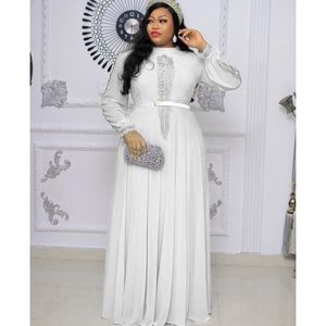 Chiffon gown with pleated skirt  Nigerian chiffon gown styles