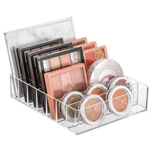 New Eyeshadow Palette Organizer Eyepowder Storage Tray Cosmetics Rack  Makeup Tools Compartment Holder For Women makeup organizer