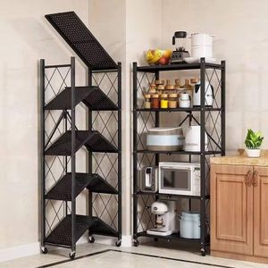 5 Layer Display Rack – Multi-Purpose Storage Shelf Organizer for Home, Kitchen, Office & Shop