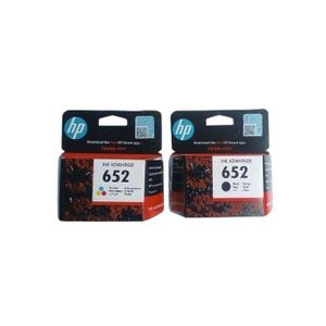 Hp 100% Genuine Original 652 Black And Trio-colour Ink cartridge (all colour's in one shipping)