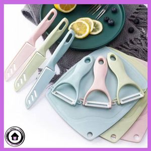 3 in 1 cutting board with knife and peeler 1pcs
