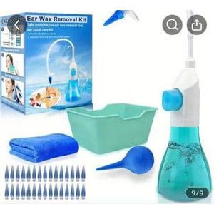 Ear wax removal kit- safe ear cleaning tool with soft tips for adults & children 