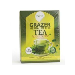 Nova Grazer Herbal Detox Tea – Premium Liver Cleanse & Belly Fat Support (30 Teabags / 100g)