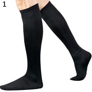 Black Knee High Sport Long Unisex, Football , Hose Socks