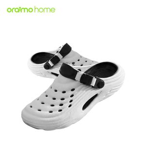 oraimo home Ripplestep Soft Comfort Meets Stylish Fashion Holes Shoes White 40-41