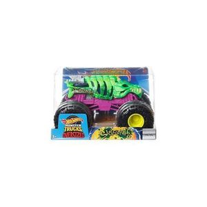 Hot Wheels Monster Trucks Oversized 1:24 Skelesaurus Die-Cast