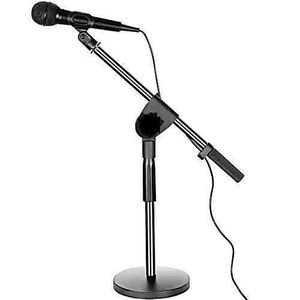 Table Microphone Stand / Desktop Mic Stand With Round Base
