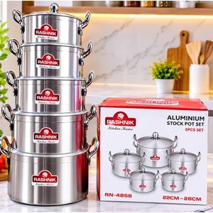 5set of high quality Rashlink cookware sets new design aluminum pots