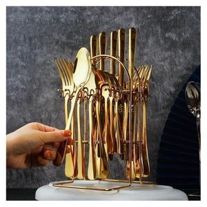 24PCS Stainless Steel Spoons & Forks