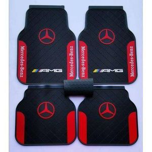 Customized 5 Pcs Mercedes Benz Foot Mat Black Color