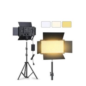 LED LITE  Pro LED 600 Professional Photography & Video Light Kit with Adjustable Tripod Stand, 3200K-6500K Dimmable Studio Lighting Panel for YouTube, Photography, Live Streaming & Content Creation