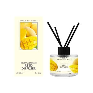 Colorful Orchard Reed Diffuser 100ml – Mango Scented Home Fragrance Air Freshener