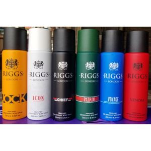 Riggs London BODY SPRAY X 6PCS